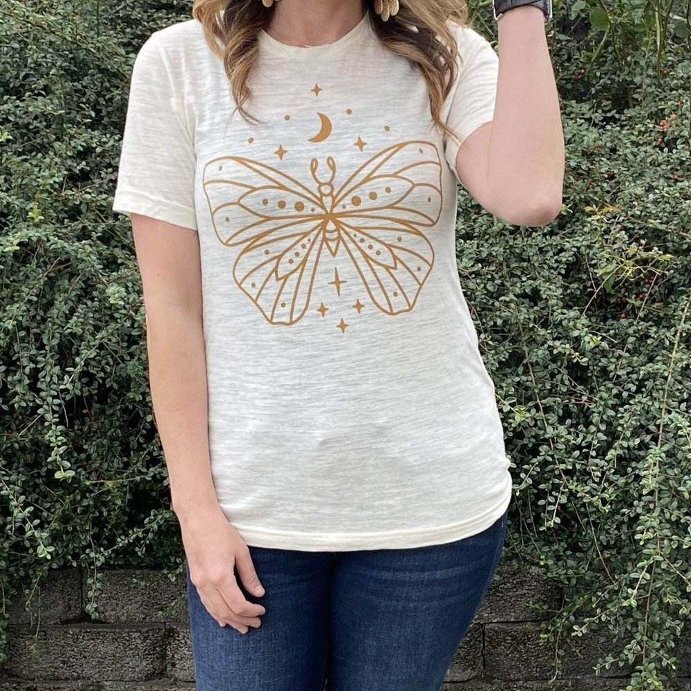 Boho Butterfly Graphic Tee